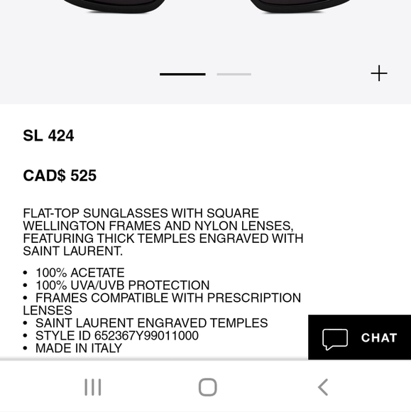 Saint Laurent 424 sunglasses - Picture 4 of 10